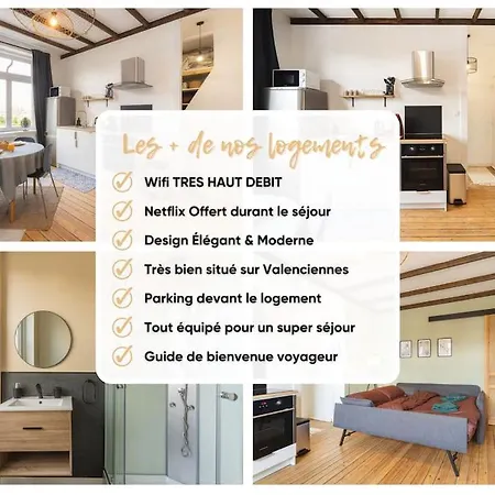 شقة Le Luxueux - Netflix I Wifi I Centre - Design & Cosy فالنسيان